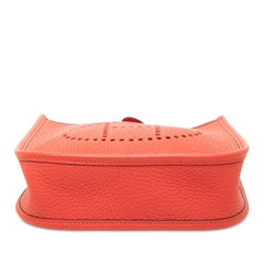 エルメス エブリンTPM アマゾン 斜め掛け ショルダーバッグ レッド系 シルバー金具 トリヨンクレマンス レディース HERMES 中古
