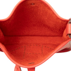 エルメス エブリンTPM アマゾン 斜め掛け ショルダーバッグ レッド系 シルバー金具 トリヨンクレマンス レディース HERMES 中古