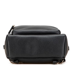 グッチ ソーホー インターロッキングG チェーン リュック バックパック 431570 ブラック レザー レディース GUCCI 【中古】