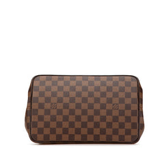 ルイ ヴィトン ダミエ ベルガモMM ハンドバッグ ショルダーバッグ 2WAY N41168 ブラウン PVC レザー レディース LOUIS VUITTON 【中古】
