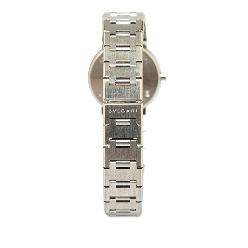 ブルガリ ブルガリブルガリ 腕時計 BB23SS クオーツ ブラック文字盤 ステンレススチール レディース BVLGARI 【中古】