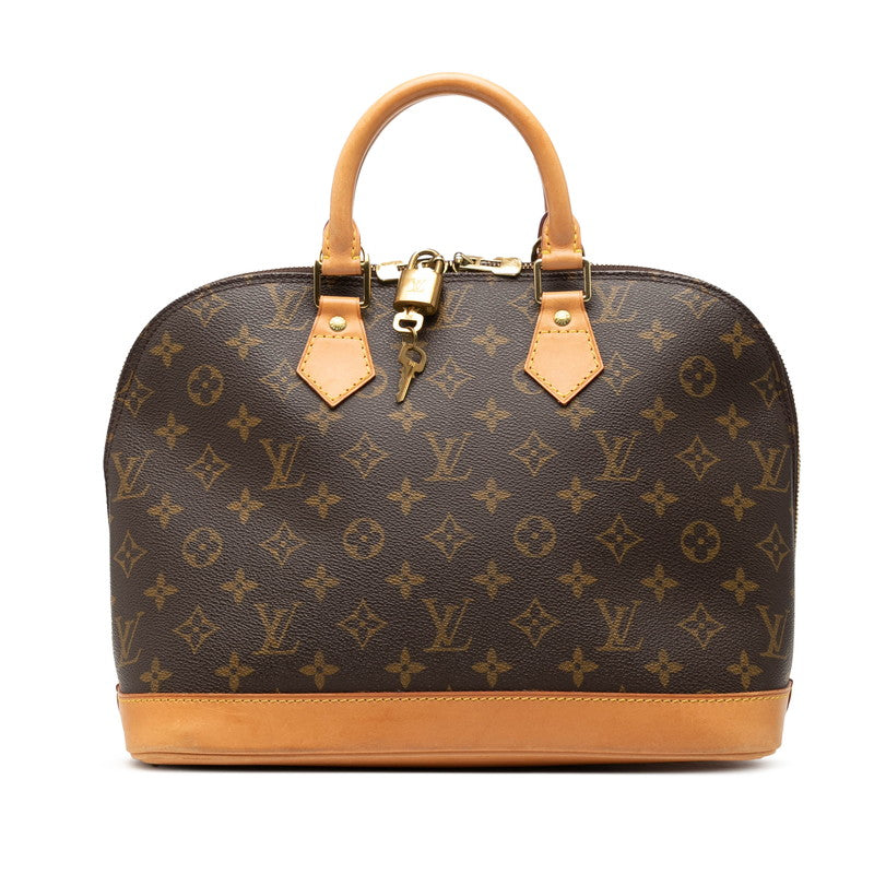 ルイ ヴィトン モノグラム アルマ ハンドバッグ M51130 ブラウン PVC レザー レディース LOUIS VUITTON 【中古】