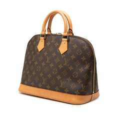 ルイ ヴィトン モノグラム アルマ ハンドバッグ M51130 ブラウン PVC レザー レディース LOUIS VUITTON 【中古】