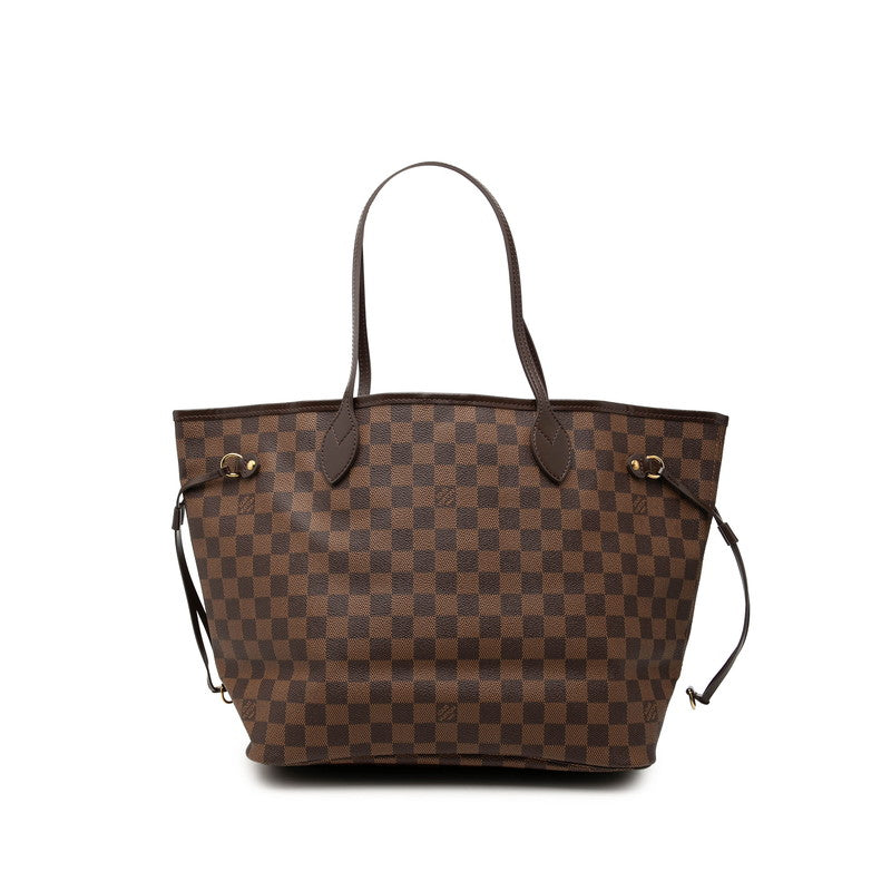 ルイ ヴィトン ダミエ ネヴァーフルMM トートバッグ ショルダーバッグ N40599 ブラウン PVC レザー レディース LOUIS VUITTON 【中古】