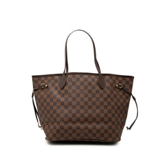 ルイ ヴィトン ダミエ ネヴァーフルMM トートバッグ ショルダーバッグ N40599 ブラウン PVC レザー レディース LOUIS VUITTON 【中古】