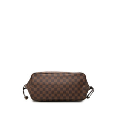 ルイ ヴィトン ダミエ ネヴァーフルMM トートバッグ ショルダーバッグ N40599 ブラウン PVC レザー レディース LOUIS VUITTON 【中古】