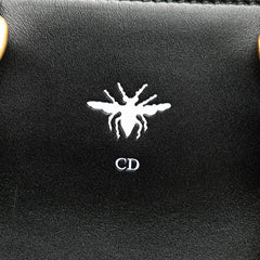 ディオール D-BEE ハンドバッグ ショルダーバッグ 2WAY ブラック レザー レディース Dior 【中古】