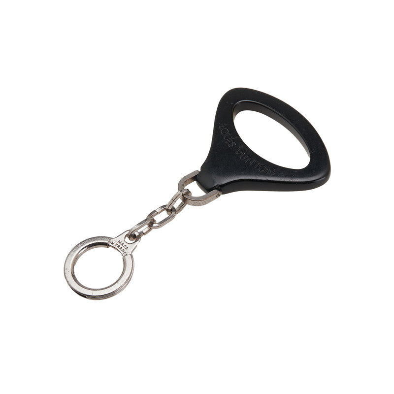 ルイ ヴィトン ポルトクレ エピZ キーリング キーホルダー M63832 シルバー ブラック メタル プラスチック メンズ LOUIS VUITTON 【中古】