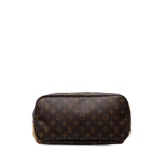 ルイ ヴィトン モノグラム ネヴァーフルMM ショルダーバッグ トートバッグ M40156 ブラウン PVC レザー レディース LOUIS VUITTON 中古