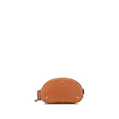 ロエベ アナグラム ショルダーバッグ ブラウン レザー レディース LOEWE 【中古】