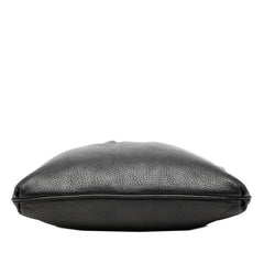 サルヴァトーレフェラガモ ガンチーニ 斜め掛け ショルダーバッグ AU-21 B499 ブラック レザー レディース Salvatore Ferragamo 中古