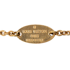 ルイ ヴィトン モノグラム フラワーフル チェーン ネックレス M68125 ゴールド メッキ レディース LOUIS VUITTON 【中古】