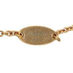 ルイ ヴィトン モノグラム フラワーフル チェーン ネックレス M68125 ゴールド メッキ レディース LOUIS VUITTON 【中古】