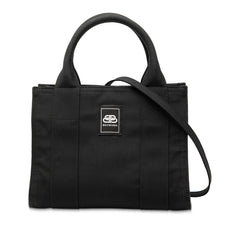 バレンシアガ トレードXS ハンドバッグ ショルダーバッグ 2WAY 620882 ブラック キャンバス レディース BALENCIAGA 【中古】