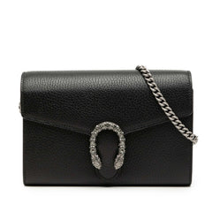 グッチ ディオニュソス チェーンウォレット ショルダーバッグ 401231 ブラック レザー レディース GUCCI 【中古】