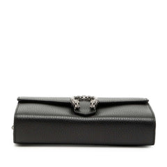 グッチ ディオニュソス チェーンウォレット ショルダーバッグ 401231 ブラック レザー レディース GUCCI 【中古】
