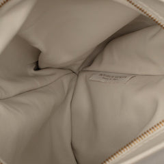 ボッテガヴェネタ ミニ ザ ツイスト ハンドバッグ ホワイト レザー レディース BOTTEGAVENETA 【中古】