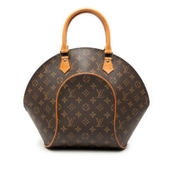 ルイ ヴィトン モノグラム エリプスMM ハンドバッグ M51126 ブラウン PVC レザー レディース LOUIS VUITTON 中古