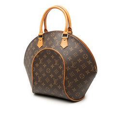 ルイ ヴィトン モノグラム エリプスMM ハンドバッグ M51126 ブラウン PVC レザー レディース LOUIS VUITTON 中古