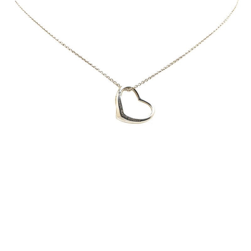 ティファニー オープンハート ネックレス SV925 シルバー レディース TIFFANY&Co. 【中古】