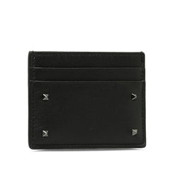 ヴァレンティノ ロックスタッズ カードケース パスケース ブラック レザー レディース VALENTINO 中古