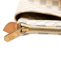 ルイ ヴィトン ダミエ アズール トータリーGM トートバッグ ショルダーバッグ N51263 ホワイト アイボリー PVC レザー レディース LOUIS VUITTON 【中古】