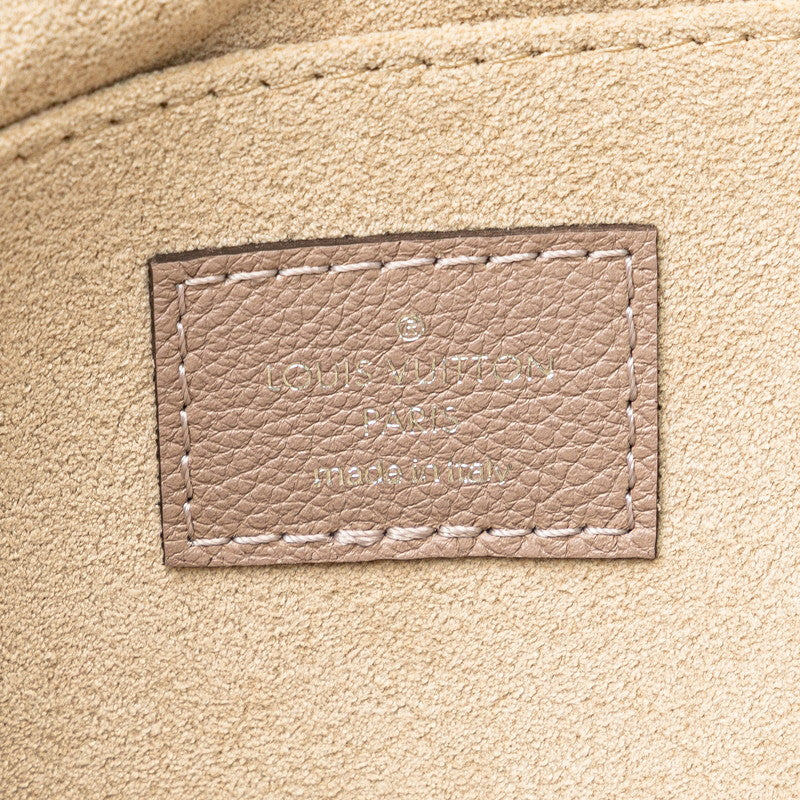 ルイ ヴィトン ポシェットジュールPM クラッチバッグ R99760 トープ ベージュ レザー レディース LOUIS VUITTON 【中古】