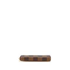 ルイ ヴィトン ダミエ ジッピー コインパース コインケース N63070 ブラウン PVC レザー レディース LOUIS VUITTON 【中古】