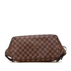 ルイ ヴィトン ダミエ ネヴァーフルMM トートバッグ ワンショルダーバッグ N41358 エベヌ ブラウン PVC レザー レディース LOUIS VUITTON 【中古】