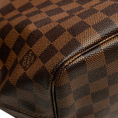 ルイ ヴィトン ダミエ ネヴァーフルMM トートバッグ ワンショルダーバッグ N41358 エベヌ ブラウン PVC レザー レディース LOUIS VUITTON 【中古】