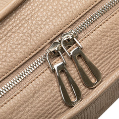 ロエベ アナグラム アマソナ28 ハンドバッグ グレー レザー レディース LOEWE 【中古】
