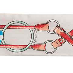 エルメス ツイリー Jumping ジャンピング スカーフ マルチカラー シルク レディース HERMES 【中古】