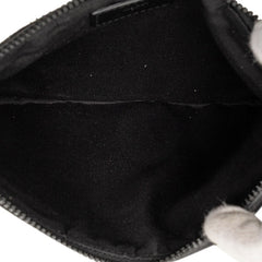 ディオール × カウズ KAWS ポーチ クラッチバッグ ブラック マルチカラー ナイロン レザー レディース Dior 【中古】