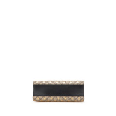 グッチ GGスモール パドロック ビー 蜂 チェーン ショルダーバッグ 498156 ベージュ ブラック PVC レザー レディース GUCCI 【中古】