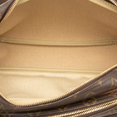 ルイ ヴィトン モノグラム リポーターPM 斜め掛け ショルダーバッグ M45254 ブラウン PVC レザー レディース LOUIS VUITTON 中古