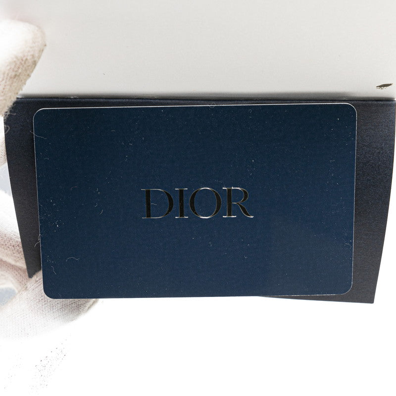 ディオール × カクタスジャック トラヴィススコット Cactus Jack サドルバッグ ショルダーバッグ ブラック レザー メンズ Dior 【中古】