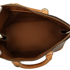 ルイ ヴィトン モノグラム アルマPM ハンドバッグ 2WAY ショルダーバッグ M51130 ブラウン PVC レザー レディース LOUIS VUITTON 中古