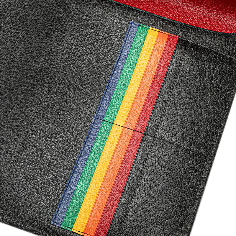 グッチ キャットヘッド ブリーフケース クラッチバッグ 495655 ブラック レザー メンズ GUCCI 【中古】