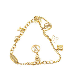 ルイ ヴィトン ブラスレ ブルーミング ブレスレット M64858 ゴールド メッキ レディース LOUIS VUITTON 【中古】