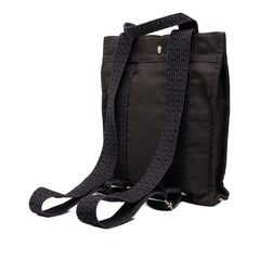 エルメス エールライン アドPM リュック バックパック グレー キャンバス レディース HERMES 中古