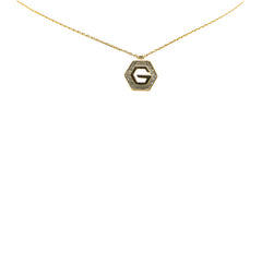 ジバンシー Gロゴ ラインストーン ネックレス ゴールド メッキ レディース Givenchy 【中古】