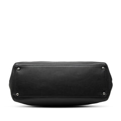 シャネル 2.55 エグゼクティブトート トートバッグ ハンドバッグ ブラック レザー レディース CHANEL 中古