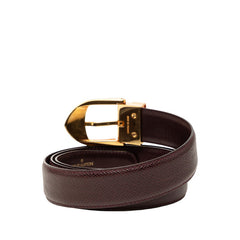 ルイ ヴィトン タイガ サンチュール ベルト サイズ：110/44 M6841 アカジュー レザー レディース LOUIS VUITTON 【中古】