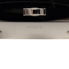 エルメス ケリードッグ エクストリーム ブレスレット #S オレンジ系 シルバー金具 レザー メタル レディース HERMES 中古