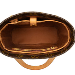 ルイ ヴィトン モノグラム ヴァヴァンPM ハンドバッグ M51172 ブラウン PVC レザー レディース LOUIS VUITTON 中古