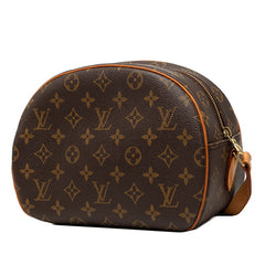 ルイ ヴィトン モノグラム ブロワ 斜め掛け ショルダーバッグ M51221 ブラウン PVC レザー レディース LOUIS VUITTON 【中古】