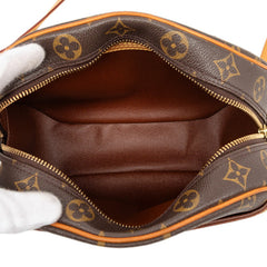 ルイ ヴィトン モノグラム ブロワ 斜め掛け ショルダーバッグ M51221 ブラウン PVC レザー レディース LOUIS VUITTON 【中古】