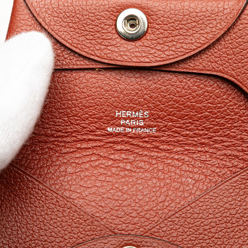 エルメス バスティア コインケース ブラウン エバーカラー レディース HERMES 【中古】