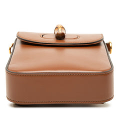 グッチ バンブー ハンドバッグ ショルダーバッグ ミニリュック バックパック 3WAY 702106 ブラウン レザー レディース GUCCI 中古
