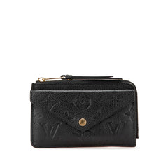 ルイ ヴィトン モノグラム アンプラント ポルト カルト レクト ヴェルソ コインケース フラグメントケース M69421 ノワール ブラック レザー レディース LOUIS VUITTON 【中古】